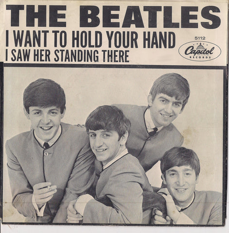 BEATLEmania! 7" Picture Sleeve, I Want To Hold Your Hand, I Saw Her Standing There, John Lennon,Paul McCartney,George Harrison,Ringo Starr
