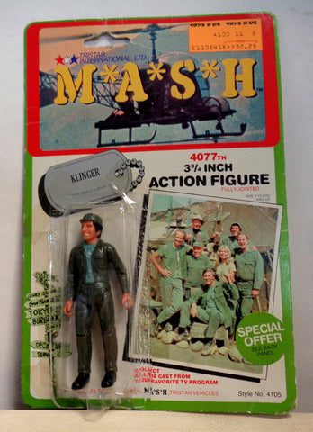 MASH 4077 TV Series,B,Corporal Max KLINGER,Jamie Farr,1982,TriStar Action Figure,Mint in Package,Mobile Army Surgical Hospital,M*A*S*H