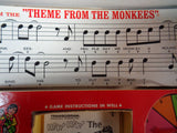 MONKEES, 1967,Beautiful Transogram Board Game,Sixties Toy,Bubble-Gum Music,Teeny Bopper,Micky Dolenz,Michael Nesmith,Davy Jones,Peter Tork