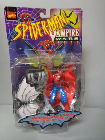 Marvel Comics, The Amazing SPIDER-MAN Vampire Wars,1996 Toybiz. Action Figure, Bat Launching Action,Unopened and still sealed
