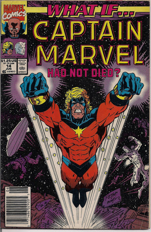 Marvel Comics,WHAT IF? 14 V2,Captain Marvel Had Not Died?,Kree Skrull War,Avengers,Silver Surfer,Galactus,Doctor Strange,Fantastic Four,mcu