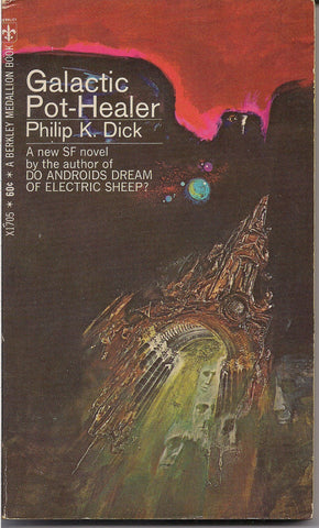 PHILIP K DICK, Galactic Pot-Healer, 1st 1969 Paperback,Science Fiction,Glimmung Aliens, Religious SF satire,gods,cyberpunk,Plowman's Planet