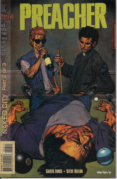 PREACHER #6, Garth Ennis,Steve Dillon,Jesse Custer,The Saint of Killers,Cassidy,Tulip,DC Comics Vertigo Press