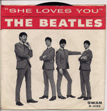 BEATLEmania! 7" Picture Sleeve Beatles,She Loves You-I'll Get You,John Lennon,Paul McCartney,George Harrison,Ringo Starr,British Invasion