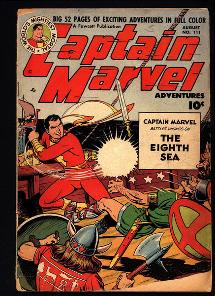 SHAZAM, Fawcett Comics, Golden Age Comic, CAPTAIN MARVEL Adventures 111, 1950 ,Citizen of the Universe, C C Beck,Otto Binder