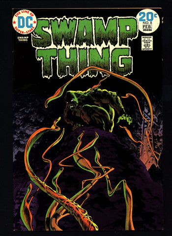 SWAMP THING 8, DC Comics, DC Universe, Len Wein, Bernie Wrightson, Gothic, Monster Horror Super-Hero,Alec Holland