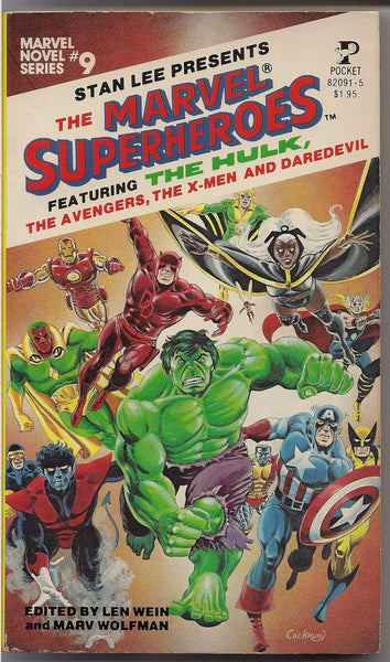 SCARCE, Stan Lee Presents, Marvel Comics Novel Series Book #9, Marvel Superheroes,Hulk,Avengers,X-MEN,Daredevil,Dave Cockrum,Marv Wolfman,Len Wein