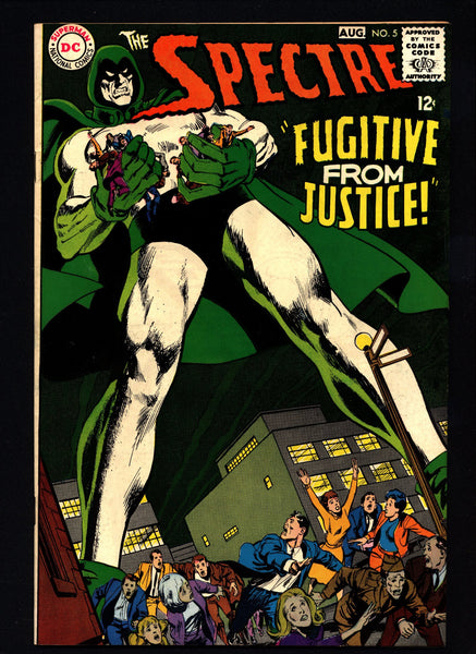 THE SPECTRE 5,The Ghostly Guardian,Neal Adamsi,DC Comics,Supernatural,Occult,Mystic Super-Hero,Palisades Park admission ticket and coupons