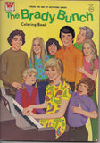 The BRADY BUNCH,Official Coloring Book,Florence Henderson,Robert Reed,Marcia Marcia Marcia, Bubble Gum,Rock and Roll,TV,Music,Pop Culture