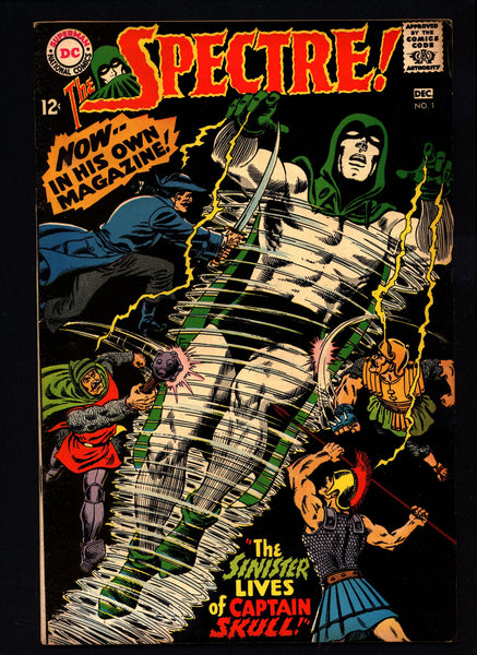 The SPECTRE #1,The Ghostly Guardian,DC Comics,Gardner Fox,Murphy Anderson,Supernatural,Occult,Mystic,Silver Age version of Golden Age Hero