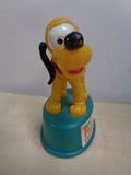 Vintage 70s, PLUTO, Walt Disney Productions, WDP, Push Up,Dancing Thumb Puppet, Plastic Toy,Gabriel,Hong Kong