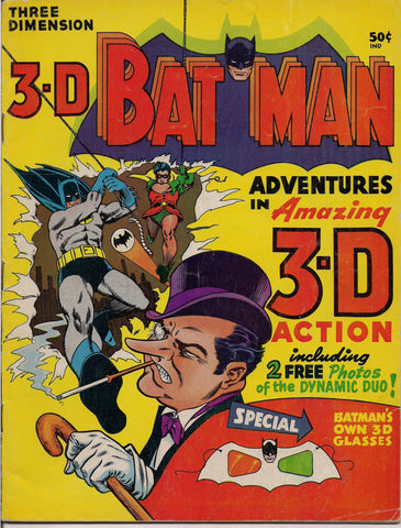 DC Comics,1966,3D, Three Dimension BATMAN, Tommy Tomorrow,Bill Finger,Otto Binder,Curt Swan,Jim Mooney,National Periodical Publications