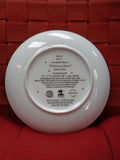 JAMES STEWART, Its A Wonderful Life, Welcome Home,1995,Diane Sivavec,Bradford Exchange,Ceramic,Limited Edition Collectors Plate,Frank Capra