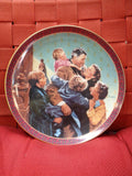 JAMES STEWART, Its A Wonderful Life, Welcome Home,1995,Diane Sivavec,Bradford Exchange,Ceramic,Limited Edition Collectors Plate,Frank Capra