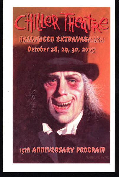 CHILLER THEATRE Lon Chaney Oct 05 Halloween Spooktacular NJ Horror Convention Horror Expo Program Book