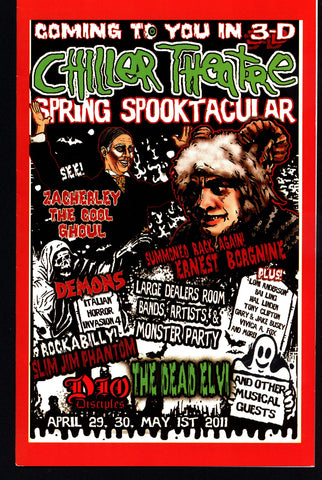 CHILLER THEATRE Zacherley Ernest Borgnine Giallo May 11 Halloween Spooktacular NJ Horror Convention Horror Expo Program Book