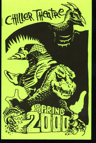 CHILLER THEATRE Spring 2000 Kaiju Godzilla Halloween Spooktacular NJ Horror Convention Horror Expo Program Book