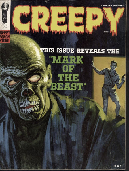 CREEPY #19 Warren Horror Comics Magazine Rudyard Kipling Archie Goodwin Roy G. Krenkel Bob Jenney Rocke Mastroserio Johnny Craig