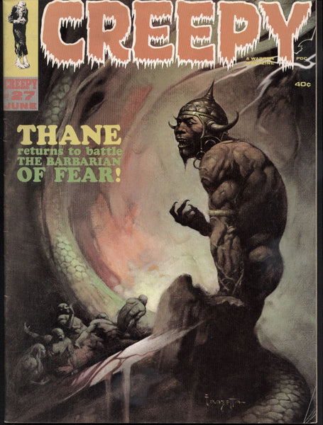 CREEPY #27 Warren Horror Comics Magazine Frank.Frazetta Boris Karloff Forrest J Ackerman Tom Sutton Ernie Colón Steve Ditko Reed Crandall