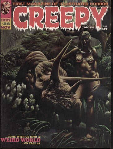 CREEPY #36 Warren Horror Comics Magazine Tom Sutton Richard Buckler Richard Corben Carlos Garzon Jerry Grandenetti Jack Sparling