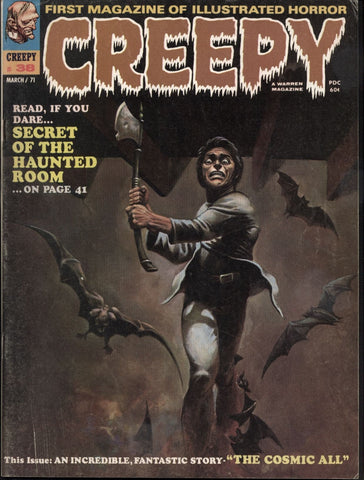 CREEPY #38 Warren Horror Comics Magazine WALLY WOOD Mike Royer Clif Jackson Rich Buckler Ernie Colon Loper Espi Jim Pinkoski Steve Leialoha