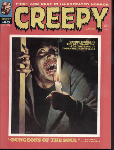 CREEPY #45 Warren Horror Comics Magazine Jose M. Bea Jaime Brocal Frank Brunner Jan Strnad Jack Katz Bill Dubay Felix Mas Tom Sutton