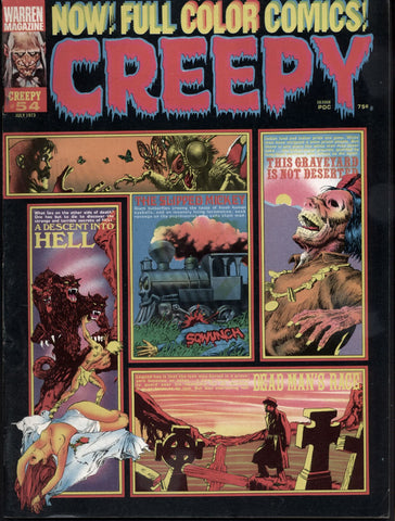 CREEPY #54 Warren Horror Comics Magazine Richard Corben Reed Crandall Esteban Maroto Martin Salvador Tom Sutton