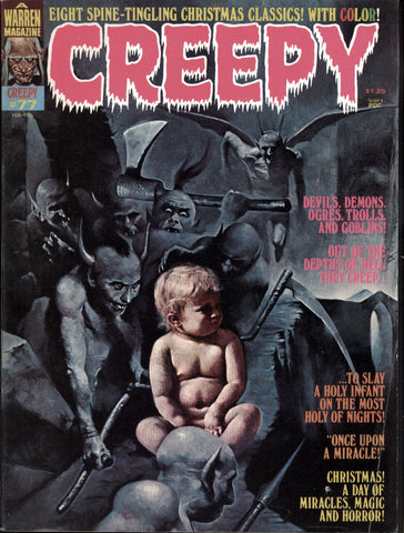 CREEPY #77 Warren CHRISTMAS Horror Comics Magazine Bernie Wrightson John Severin Alex Toth Richard Corben Mones Paul Neary Jose Ortiz