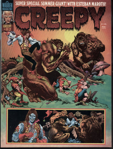 CREEPY #82 The 1976 Creepy Annual Warren Horror Comics Magazine Esteban Maroto Special Issue