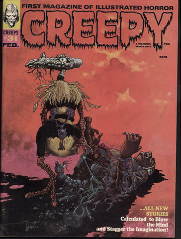 CREEPY #31 Warren Horror Comics Magazine Vaughn Bode Larry Todd Bill Black Roger Brand Ernie Colón Tom Sutton Maurice Whitman