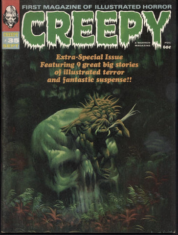 CREEPY #35 Warren Horror Comics Magazine Pat Boyette Ernie Colón Mike Royer Syd Shores Bill Stillwell Tom Sutton Alan Weiss Howard Waldrop