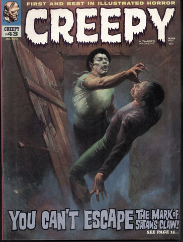 CREEPY #43 Warren Horror Comics Magazine Richard Corben Jose Luis Garcia Don McGregor Tim Boxell Jerry Grandenetti Felix Mas
