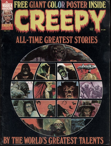 CREEPY #55 Warren Horror Comics Magazine 1973 annual Al WIlliamson Wally Wood Johnny Craig Luis Garcia Gray Morrow John Severin Torres