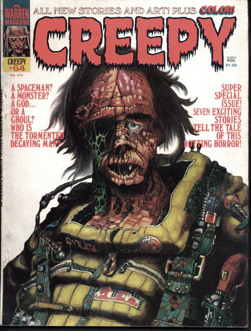 CREEPY #64 Warren Horror Comics Magazine Richard Corben Bernie Wrightson Howard Chaykin Larry Todd Vaughn Bode Alcazar Esteban Maroto