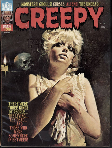 CREEPY #79 Warren Horror Comics Magazine Alex Toth Bernie Wrightson John Severin Bermejo Salvador Dave Sim Russ Heath Blazquez Jose Ortiz