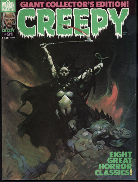 CREEPY #91 1977 Annual Warren Horror Comics Magazine Bernie Wrightson John Severin Alex Toth Jeff Jones Neal Adams Aura Leon Russ Heath