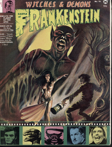 CASTLE of FRANKENSTEIN 15 Planet of the Apes Taste the Blood of Dracula