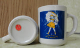 MORTON SALT 4 cup Anniversary Set Advertising Premium 1960's Made in Japan