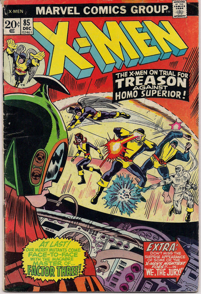 MARVEL XMEN #85 Mutant Comics created by Jack King Kirby & Stan Lee 1973 Bronze Age "Reprint Issues"