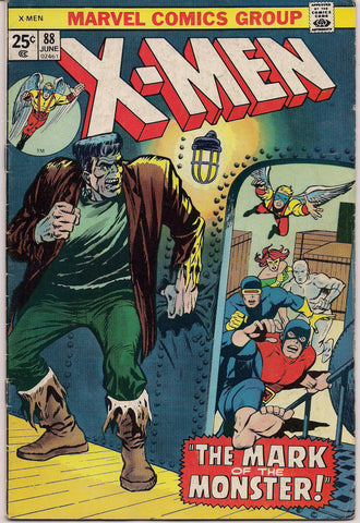 FRANKENSTEIN MARVEL XMEN #88 Mutant Comics created by Jack King Kirby & Stan Lee 1974 Bronze Age "Reprint Issues"