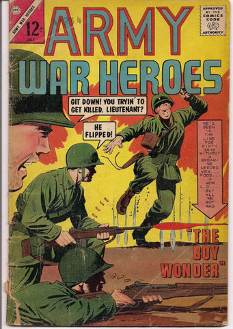 Charlton Comics War Stories ARMY WAR HEROES  # 4 1964