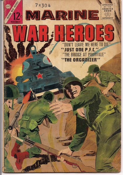 Charlton Comics MARINE WAR HEROES  #5 1964