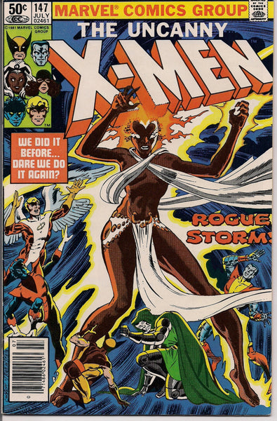 Marvel Comics XMEN #147  Fine Bronze Age Comic 1981 Dr Doom Dave Cockrum