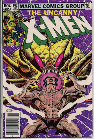 Marvel Comics XMEN #162  Fine Bronze Age Comic 1982 WOLVERINE solo