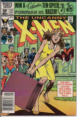 Marvel Comics XMEN #151  Fine Bronze Age Comic 1981 KITTY PRYDE