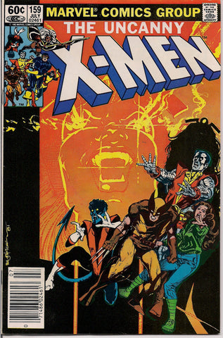 Marvel Comics XMEN #159  Fine Bronze Age Comic 1981 Dave Cockrum