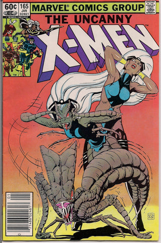 Marvel Comics XMEN #165  Fine Bronze Age Comic 1983 Paul Smith art begins