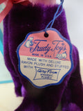 TRUDY TOYS 50s Plush Purple Cow MINT in Near Mint Box Untouched Unplayed Clean with Original Tag