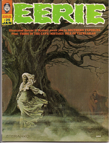 EERIE # 25 1969 Horror Comic Magazine Warren Pub Vampire Jim Steranko Larry Ivie Gene Colan Mike Royer