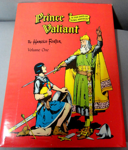 PRINCE VALIANT Vol 1 In the Days of King Arthur Harold Hal Foster in Color 1974 H C + D J